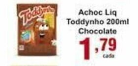 Rossi Supermercado Achoc Liq Toddynho 200ml Chocolate oferta