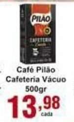 Rossi Supermercado Cafe Pilao Cafeteria Vacuo 500g oferta