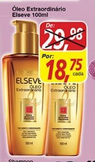 Supermercados Guanabara Oleo Extraordinario Elseve 100ml oferta