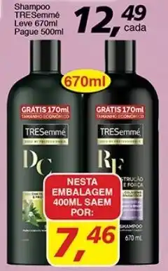 Supermercados Guanabara Shampoo Tresemme Leve 670ml Pague 500ml oferta