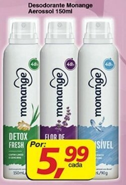 Supermercados Guanabara Desodorante Monange Aerossol 150ml oferta