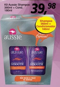 Supermercados Guanabara Kit Aussie Shampoo 360ml + Cond. 180ml oferta