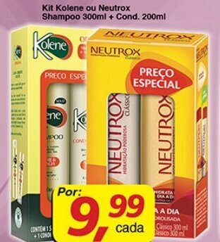 Supermercados Guanabara Kit Kolene ou Neutrox Shampoo 300ml + Cond. 200ml oferta