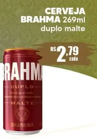 Supermercado Precito CERVEJA BRAHMA 269ml duplo malte oferta