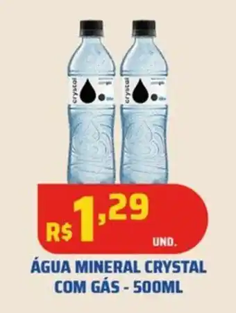 ÁGUA MINERAL CRYSTAL COM GÁS - 500ML