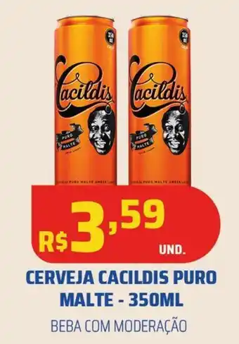 Tatico CERVEJA CACILDIS PURO MALTE - 350ML oferta