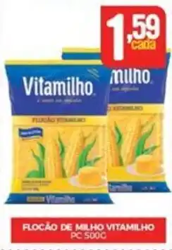 Fort Atacadista FLOCÃO DE MILHO VITAMILHO PC 500G oferta