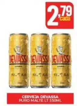 CERVEJA DEVASSA PURO MALTE LT 350ML