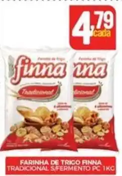 FARINHA DE TRICO FINNA TRADICIONAL SFERMENTO PC 1KG