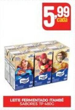 Fort Atacadista LEITE FERMENTADO ITAMBÉ SABORES TP 480G oferta