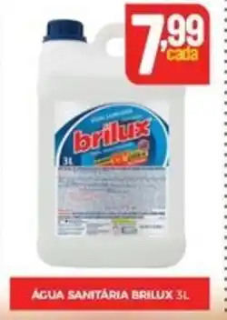 Fort Atacadista ÁGUA SANITÁRIA BRILUX 3L oferta