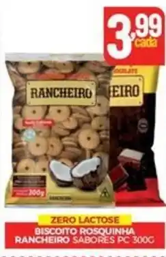 Fort Atacadista BISCOITO ROSQUINHA RANCHEIRO SABORES PC 300G oferta