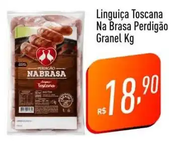 Supermercados Pague Menos Linguiça Toscana Na Brasa Perdigão Granel Kg oferta