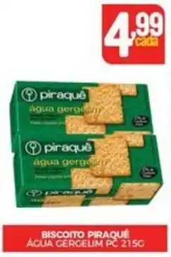 BISCOITO PIRAQUE ACUA GERGELIM PC 215G