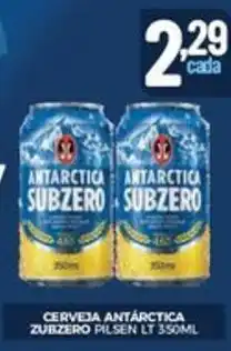 CERVEJA ANTARCTICA ZUBZERO PILSEN LT 350ML
