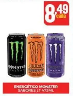 Fort Atacadista ENERGÉTICO MONSTER SABORES LT 473ML oferta