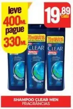 SHAMPOO CLEAR MEN FRAGRANCIAS
