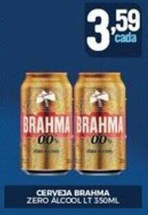 Fort Atacadista CERVEJA BRAHMA ZERO ALCOOL LT 350ML oferta