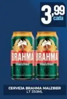 CERVEJA BRAHMA MALZBIER LT 350ML