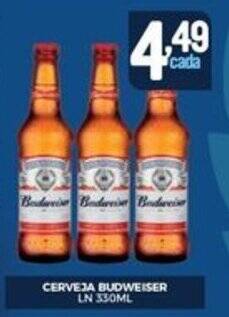Fort Atacadista CERVEJA BUDWEISER LN 330ML oferta