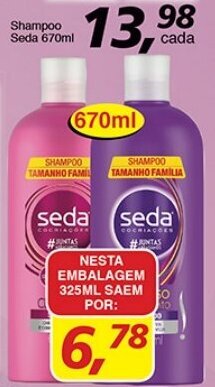 Supermercados Guanabara Shampoo Seda 325ml oferta