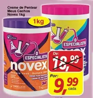 Supermercados Guanabara Creme de Pentear Meus Cachos Novex 1kg oferta