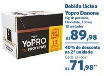 BEBIDA LÁCTEA TODDYNHO CHOCOLATE - 200ML oferta na Tatico