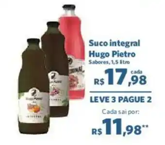 Sam's Club Suco integral Hugo Pietro Sabores, 1,5 litro oferta