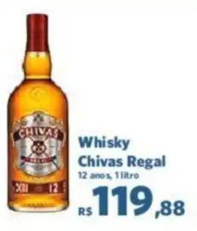 Sam's Club Whisky Chivas Regal 12 anos, 1 litro oferta