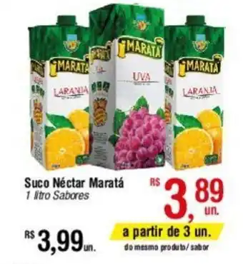 Fort Atacadista Suco Néctar Maratá 1 litro Sabores oferta