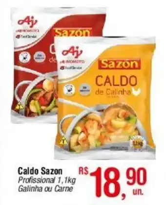 Fort Atacadista Caldo Sazon Profissional 1,1kg Galinha ou Carne oferta