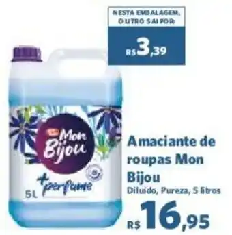 Sam's Club Amaciante de roupas Mon Bijou Diluido, Pureza, 5 litros oferta