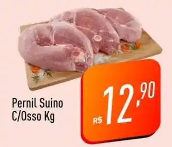 Supermercados Pague Menos Pernil Suino C/Osso Kg oferta