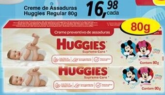 Supermercados Guanabara Creme de Assaduras Huggies Regular 80g oferta