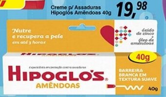 Supermercados Guanabara Creme p/ Assaduras Hipoglos Amendoas 40g oferta