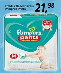 Supermercados Guanabara Fraldas Descartaveis Pampers Pants oferta