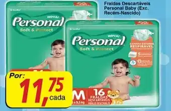 Supermercados Guanabara Fraldas Descartaveis Personal Baby oferta