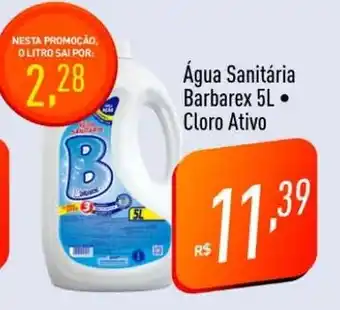Supermercados Pague Menos Água Sanitária Barbarex 5L. Cloro Ativo oferta