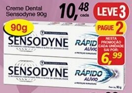Supermercados Guanabara Creme Dental Sensodyne 90g oferta
