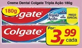 Supermercados Guanabara Creme Dental Colgate Tripla Acao 180g oferta