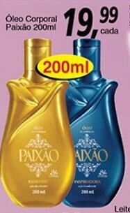 Oleo Corporal Paixao 200ml