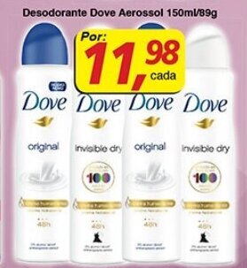 Supermercados Guanabara Desodorante Dove Aerosol 150ml/89g oferta