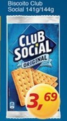 Supermercados Guanabara Biscoito Club Social 141g, 144g oferta