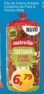 Supermercados Guanabara Pao de Forma Nutrella Castanha-do-Para & Quinoa 350g oferta