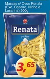 Supermercados Guanabara Massas c/ Ovos Renata 500g oferta