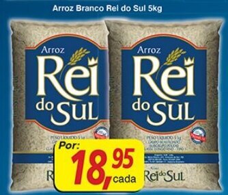 Supermercados Guanabara Arroz Branco Rei do Sul 5kg oferta