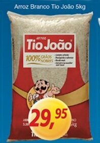 Supermercados Guanabara Arroz Branco Tio Joao 5kg oferta