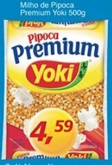 Supermercados Guanabara Milho de Pipoca Premium Yoki 500g oferta