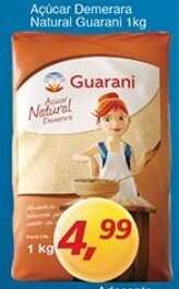 Supermercados Guanabara Acucar Demerara Natural Guarani 1kg oferta