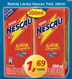 Supermercados Guanabara Bebida Lactea Nescau Trad. 200ml oferta